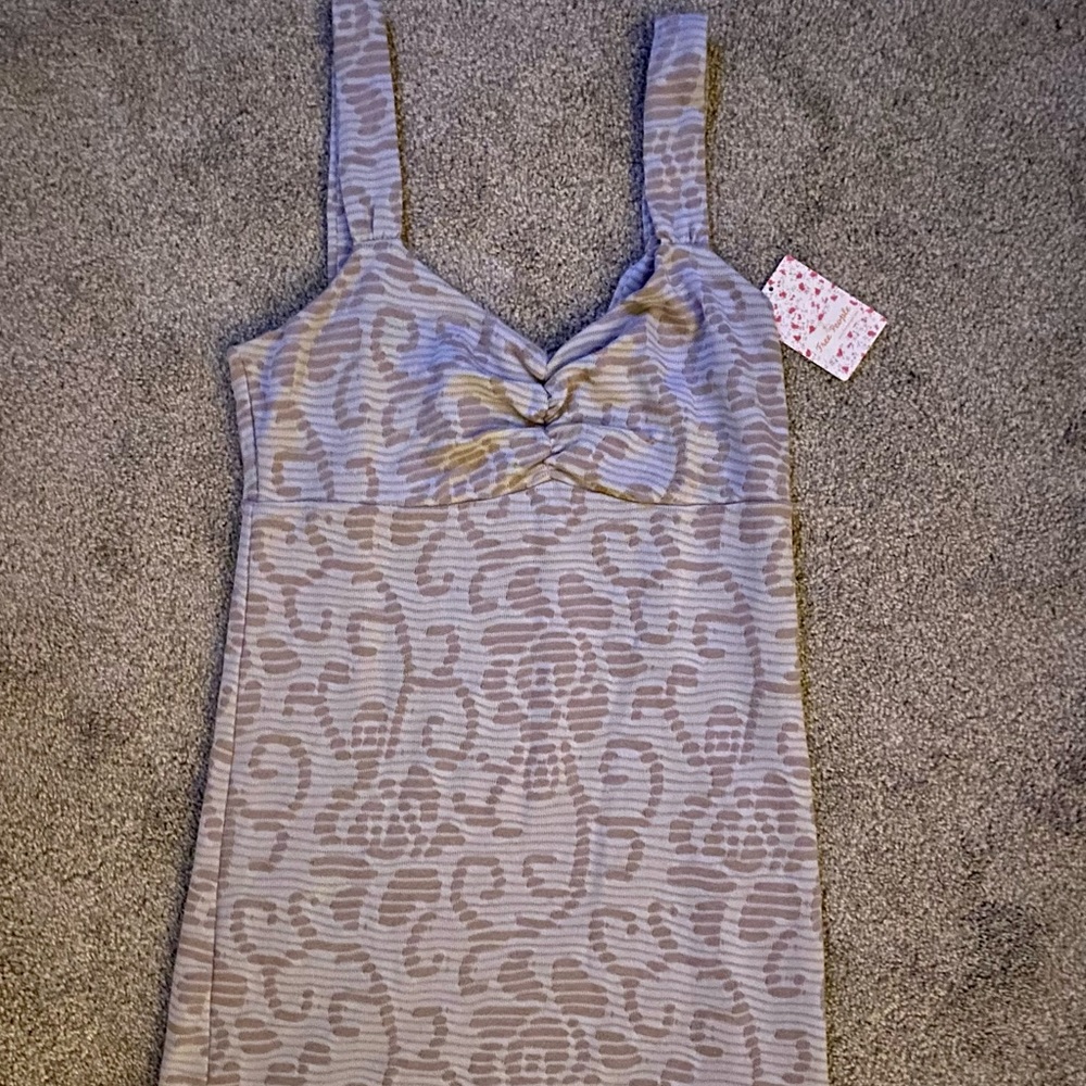 Free People NWT Faded Flow short dress L